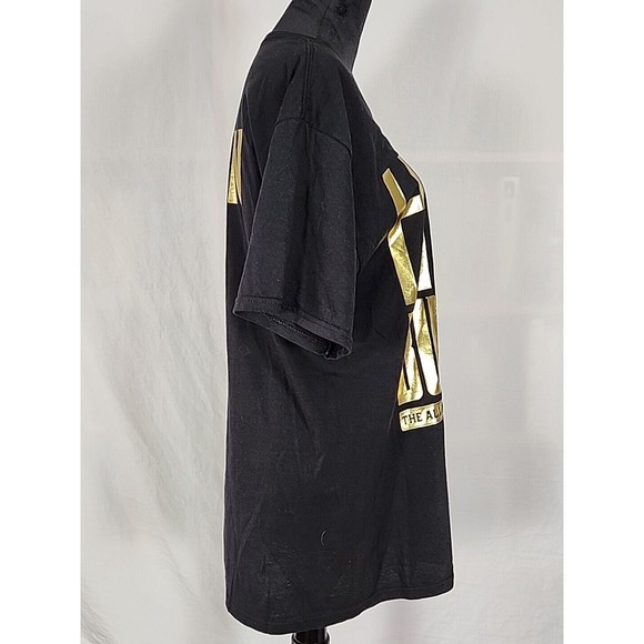 WWE Authentic Bobby Lashley The Hurt Business T-Shirt Size Large Black Gold Foil - Picture 4 of 10